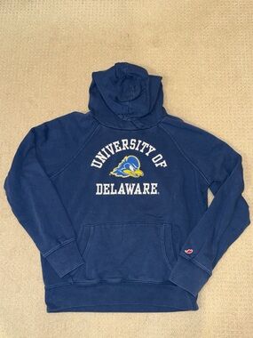 University of Delaware blue hens hooded hoodie sweatshirt with pockets
